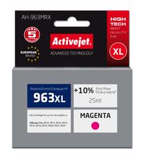 Rašalinio spausdintuvo kasetė ActiveJet AH-963MRX, purpurinė (magenta) sp., 25 ml