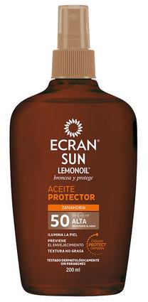 Aliejus įdegio priežiūrai Ecran Sun Lemonoil SPF50, 200 ml