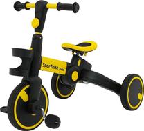Triratukas SporTrike Happy Bike ZSP.B68.ZOL, juoda sp./geltona sp.