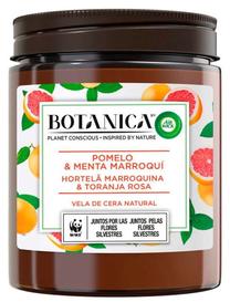 Свеча, ароматическая Air Wick Botanica Grapefruit & Moroccan Mint, 35 - 40 час, 205 г, белый цв.