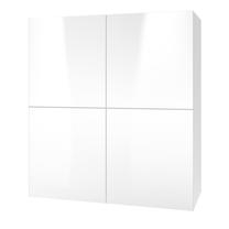 Komoda Livo KM-100, 29x100x100 cm, balta sp. Prekė su pažeista pakuote.