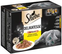 Mitrā kaķu barība Sheba Delicacy, 0.085 kg x 12 gab.