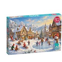 Puzle CherryPazzi Snowglow Village, 34.5 cm x 50 cm, 300 gab., daudzkrāsaina