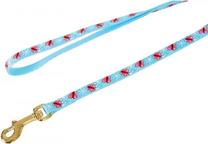 Поводок для кошек Zolux Butterfly 546140BLE, 100 см x 10 мм, синий цв.
