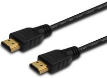 Laidas Savio HDMI, HDMI, 1 m, juoda sp.
