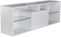 TV galds Kalune Design New York, balta krās., 160 cm x 35 cm x 55 cm