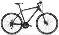 Dviratis kalnų Kross Evado 5.0, 28 ", M rėmas, juoda sp./raudona sp.