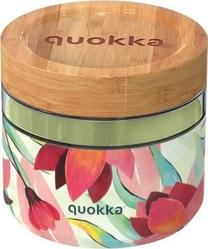 Pārtikas trauks Quokka Spring, 0.82 l, 11.5 cm x 11.5 cm, daudzkrāsaina