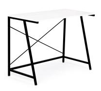 Rakstāmgalds ModernHome Desk, 50 cm x 100 cm, 74 cm, balta krās./melna krās.