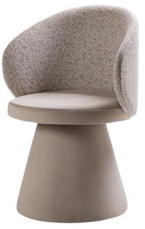 Krėslas Micadoni Home Inez, smėlio sp./tamsaus smėlio spalva, 57 cm x 60 cm x 83.5 cm