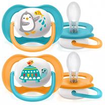 Knupītis Philips Avent Ultra Air Animals SCF080/07, 6+ mēn., zila krās./oranža krās.