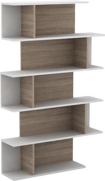 Pastatoma lentyna Kalune Design Side 793ELG3611, ruda sp./balta sp., 160.8 cm x 23.8 cm x 100 cm