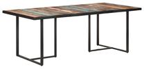 Stalas VLX 320698, įvairių spalvų, 200 cm x 100 cm x 76 cm