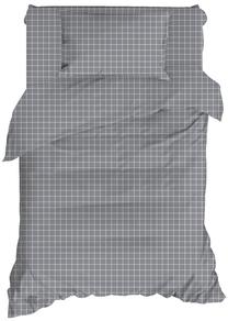 Patalynės užvalkalų komplektas Mijolnir Pipong 162ELR2336, antracito sp., 50 x 70 cm, 160 x 220 cm
