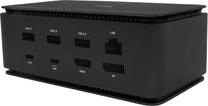 Dokstacija i-Tec USB4DUAL4KDOCKPD, melna krās.