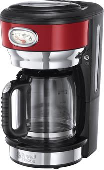 Filtra kafijas automāts Russell Hobbs Retro Ribbon 21700-56, melns krās.