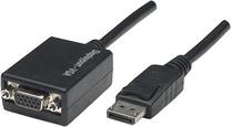 Vads Manhattan Displayport 20 pin male, VGA 15 pin female, 0.15 m
