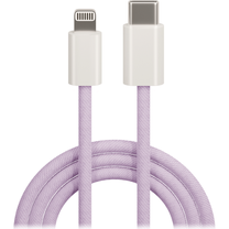 Kabelis Maxlife MXUC-06 USB Type-C, Lightning, 1 m, violeta krās.