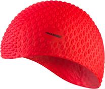 Шапочка для плавания Aqua Speed Bubble, красный цв.