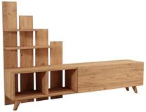 ТВ стол Kalune Design MC607234, сосновый цв./коричневый цв., 160 см x 33 см x 115 см