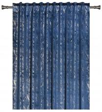 Naktinė užuolaida Splendid Doha GZ-DOHATT-140/260-GR, aukso sp./tamsiai mėlyna sp., 140 cm x 260 cm