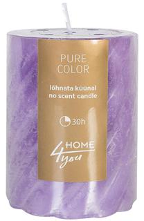 Žvakė Home4you, 30 h, violetinė sp.