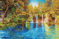 Deimantinė mozaika Diamond Dotz Picturesque Falls, įvairių spalvų