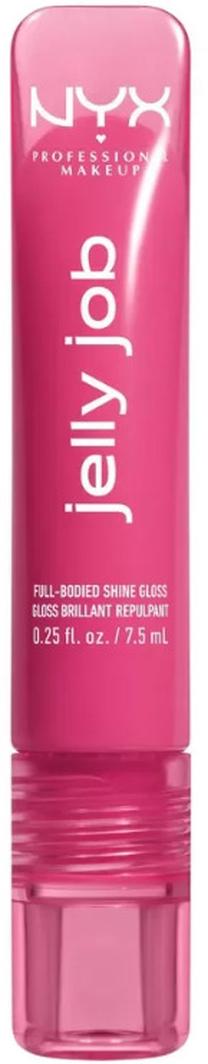 Lūpų blizgis NYX Professional Makeup Jelly Job Full-Bodied High Shine, 7.5 ml, jelly jammin