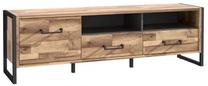 ТВ стол Forte Hud, дубовый цв./серый цв., 41.5 см x 168.8 см x 52.4 см