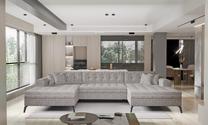 Kampinė sofa Vertizo Marte 130, pilka sp., 350 x 170 cm x 93 cm