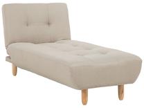Šezlongas Beliani Alsten, smėlio sp., 163 cm x 75 cm x 80 cm