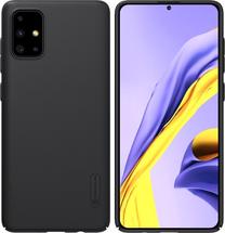 Telefona vāciņš Nillkin Super Frosted Shield Strengthened Case Cover + Stand, melna krās., Samsung