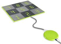 Уличная игрушка EXIT Toys Sprinqle Water Play Tiles, 150 см x 150 см, зеленый цв./серый цв.