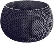 Gėlių vazonas Prosperplast Splofy Bowl DKSP240-S433, plastikinis, Ø 24 cm, pilka sp.
