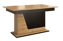 Stalas išskleidžiamas Mebin, juoda sp., 228 cm x 90 cm x 79 cm