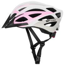 Шлемы велосипедиста для женщин Spokey Femme, белый цв./розовый цв., 55-58 см