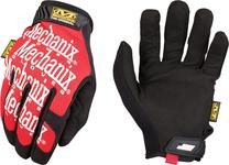 Darbo pirštinės odinės Mechanix Wear The Original MG-02-010, suaugusiems, raudona sp., L