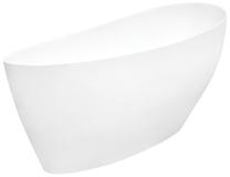 Vonia, laisvai pastatoma Besco Keya, 165 cm x 70 cm x 75 cm, ovalas, balta sp.