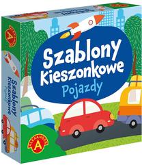 Piešimo rinkinys Alexander Szablony Kieszonkowe Pojazdy, įvairių spalvų