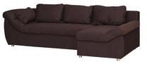 Kampinė sofa Bodzio Rojal, ruda sp., dešininė, 258 x 145 cm x 73 cm