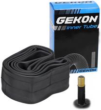 Dviračių padangų kamera Gekon GK020 TUBE84, guma, juoda sp., 28"