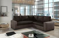 Kampinė sofa Canis Monolith 29, Monolith 09, šviesiai ruda sp./tamsiai ruda sp., 235 x 135 cm x 90 cm