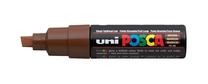 Akrüül marker Uni Mitsubishi PC-8K, pruun v.