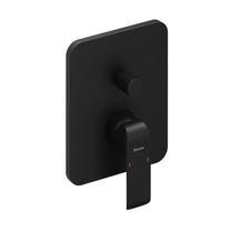 Смеситель для душа скрытого монтажа Ravak Flat FL 065.20BL, черный цв.