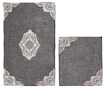 Vonios kilimėlių rinkinys Foutastic 394ANR1516, antracito sp., 60 cm x 100 cm