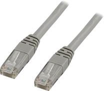 Сетевой кабель Deltaco RJ-45, RJ-45, 2 м, серый цв.