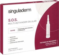 Ampulas sejas kopšanai Singuladerm S.O.S. Shine, 42 ml, 4 gab.