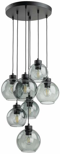 Valgusti lagi TK Lighting Cubus, E27, 7 x 15 W, grafiit v. / must v.