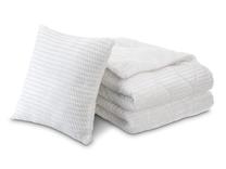 Pledi Dormeo Warm Hug Deluxe 3in1, balta krās., 130 cm x 190 cm
