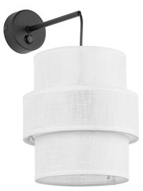 Valgusti seinale TK Lighting Calisto, E27, 1 x 15 W, valge v. / must v.